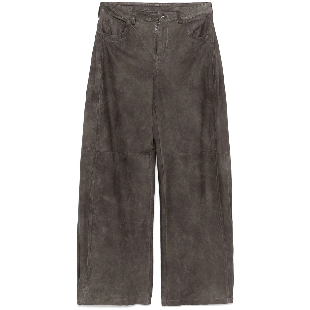 Leather Pant Santoro 48046DGREY (SALVATORE SANTORO / パンツ ) | SALVATORE SANTORO (サルバトーレ サントロ)