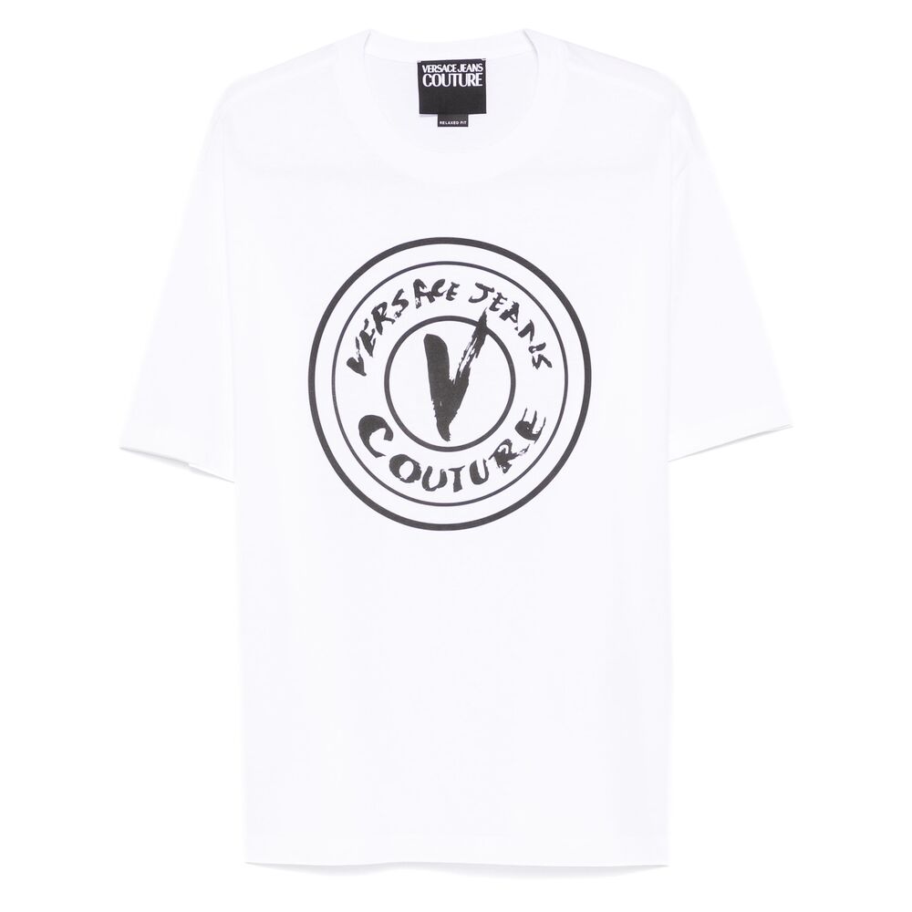 T-shirt Versace Jeans Couture 78GAHE08CJ00E003 (VERSACE JEANS COUTURE / Tシャツ・カットソー ) | VERSACE JEANS COUTURE (ヴェルサーチェ ジーンズ クチュール)