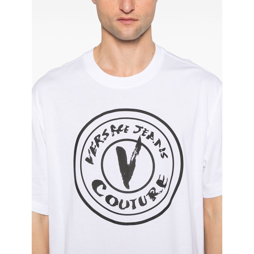 T-shirt Versace Jeans Couture 78GAHE08CJ00E003 (VERSACE JEANS COUTURE / Tシャツ・カットソー ) | VERSACE JEANS COUTURE (ヴェルサーチェ ジーンズ クチュール)(1)