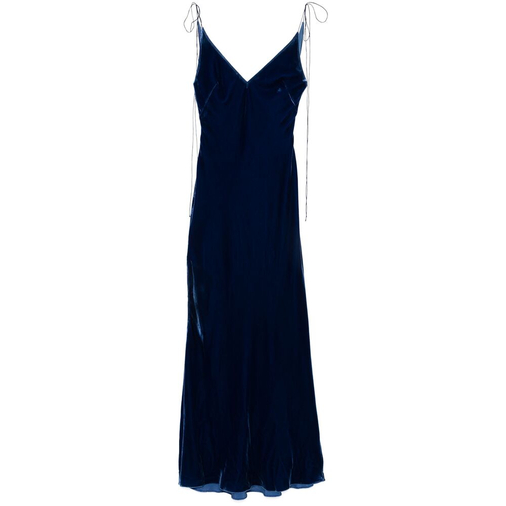 Dress Anna October PS2501BLUE (ANNA OCTOBER / ワンピース・ドレス・オールインワン ) | ANNA OCTOBER (アンナ オクトーバー)