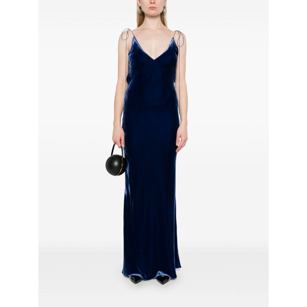Dress Anna October PS2501BLUE (ANNA OCTOBER / ワンピース・ドレス・オールインワン ) | ANNA OCTOBER (アンナ オクトーバー)(1)