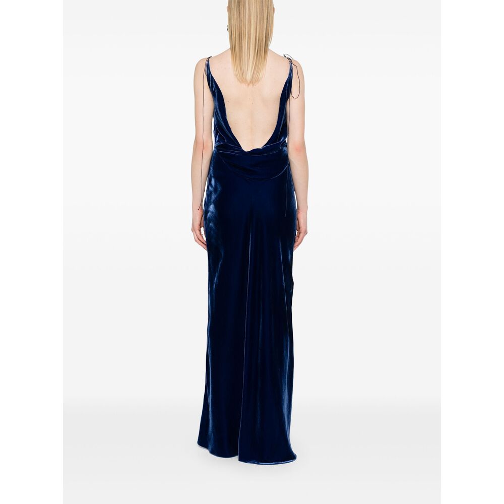 Dress Anna October PS2501BLUE (ANNA OCTOBER / ワンピース・ドレス・オールインワン ) | ANNA OCTOBER (アンナ オクトーバー)(2)