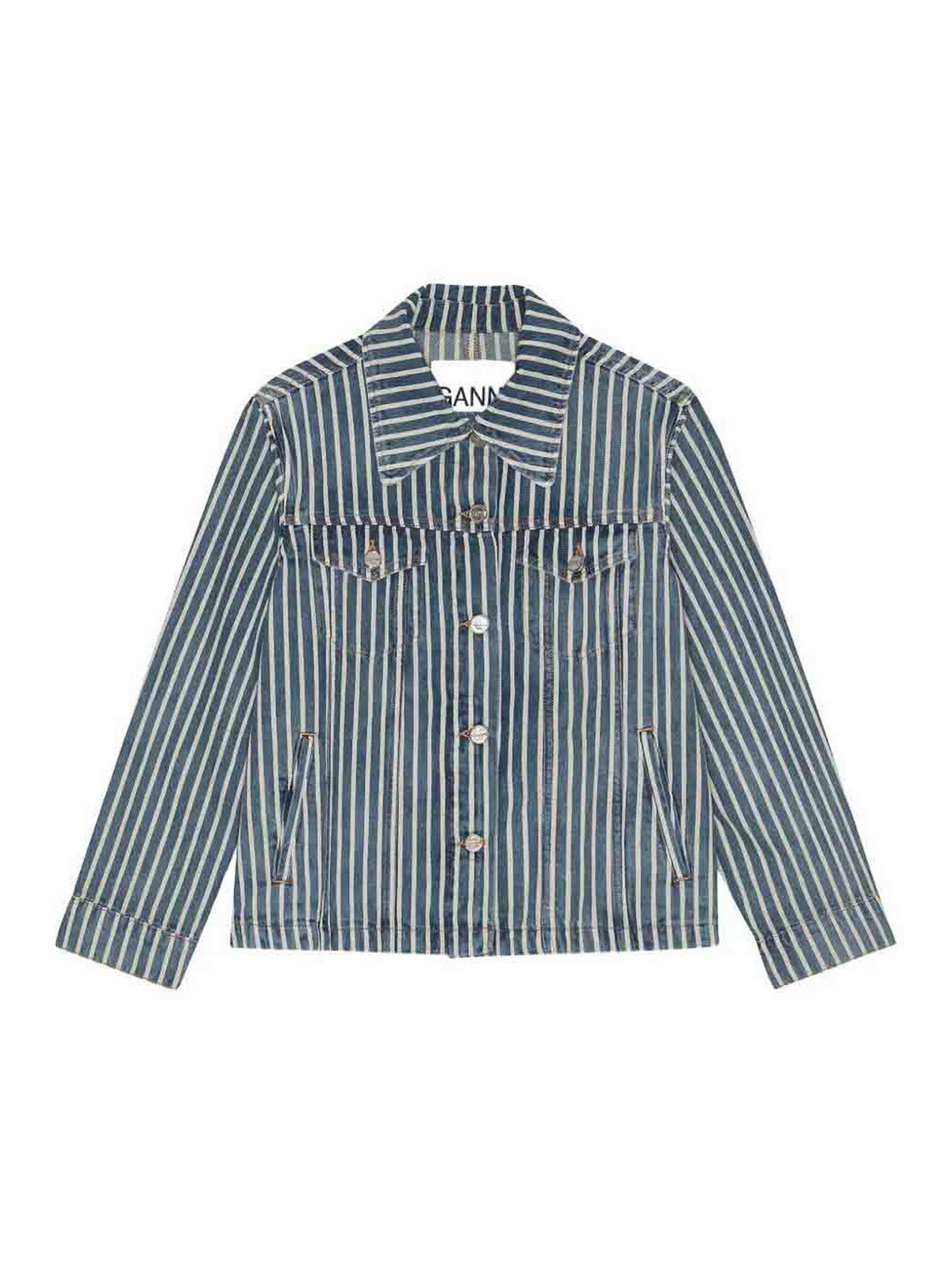 Light Stripe Denim Jacket J1745326 (GANNI / カジュアルジャケット ) | GANNI (ガニー)
