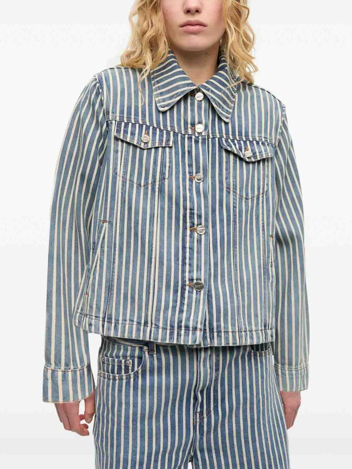 Light Stripe Denim Jacket J1745326 (GANNI / カジュアルジャケット ) | GANNI (ガニー)(1)