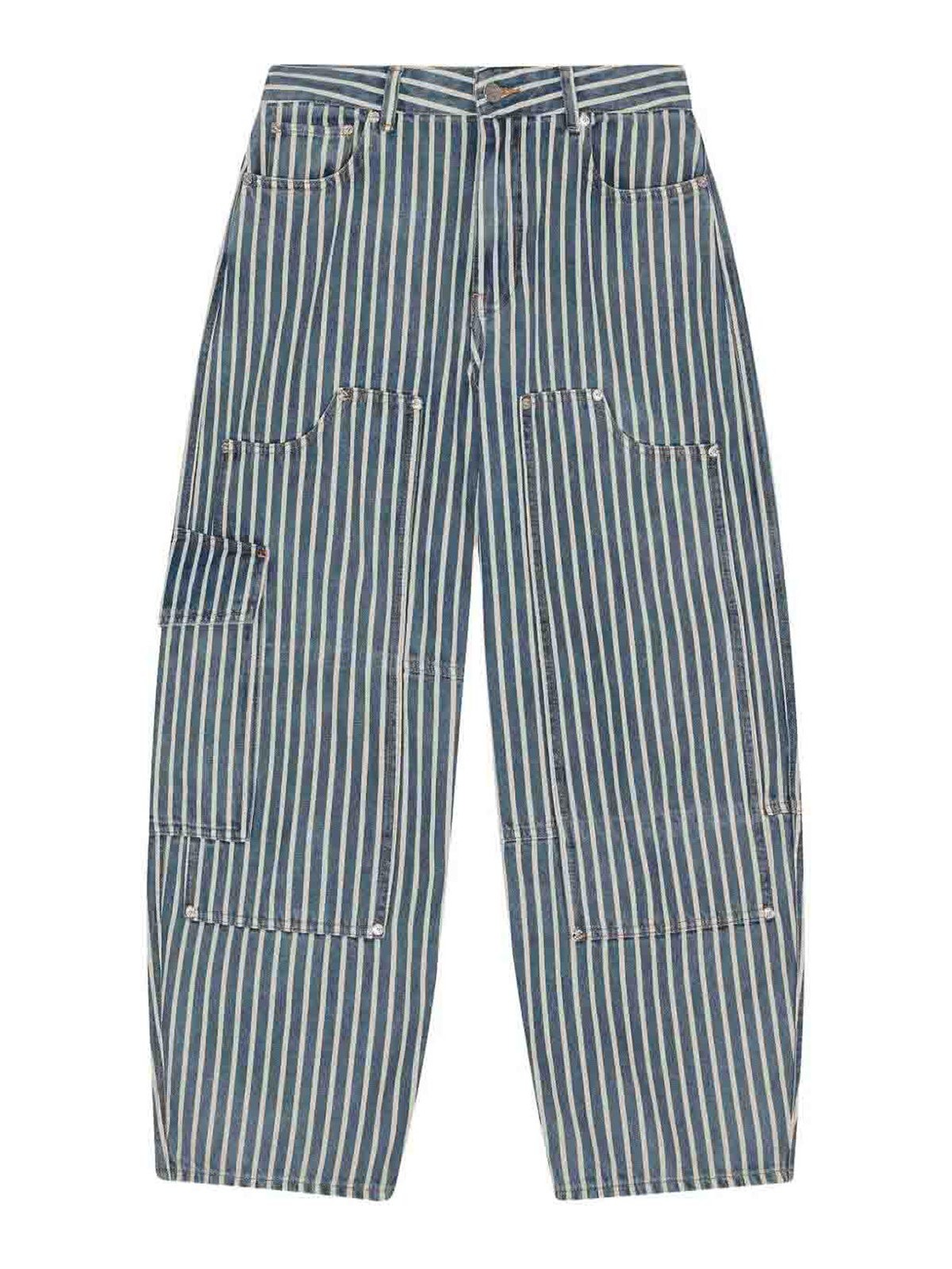 Light Stripe Denim Carpenter Jeans J1747326 (GANNI / ジーンズ ) | GANNI (ガニー)