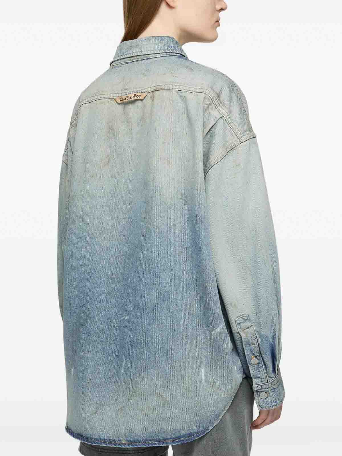 Fnuxshir000058 CB0103BLUE (Acne Studios / シャツ・ブラウス ) | Acne Studios (アクネ ストゥディオズ)(4)