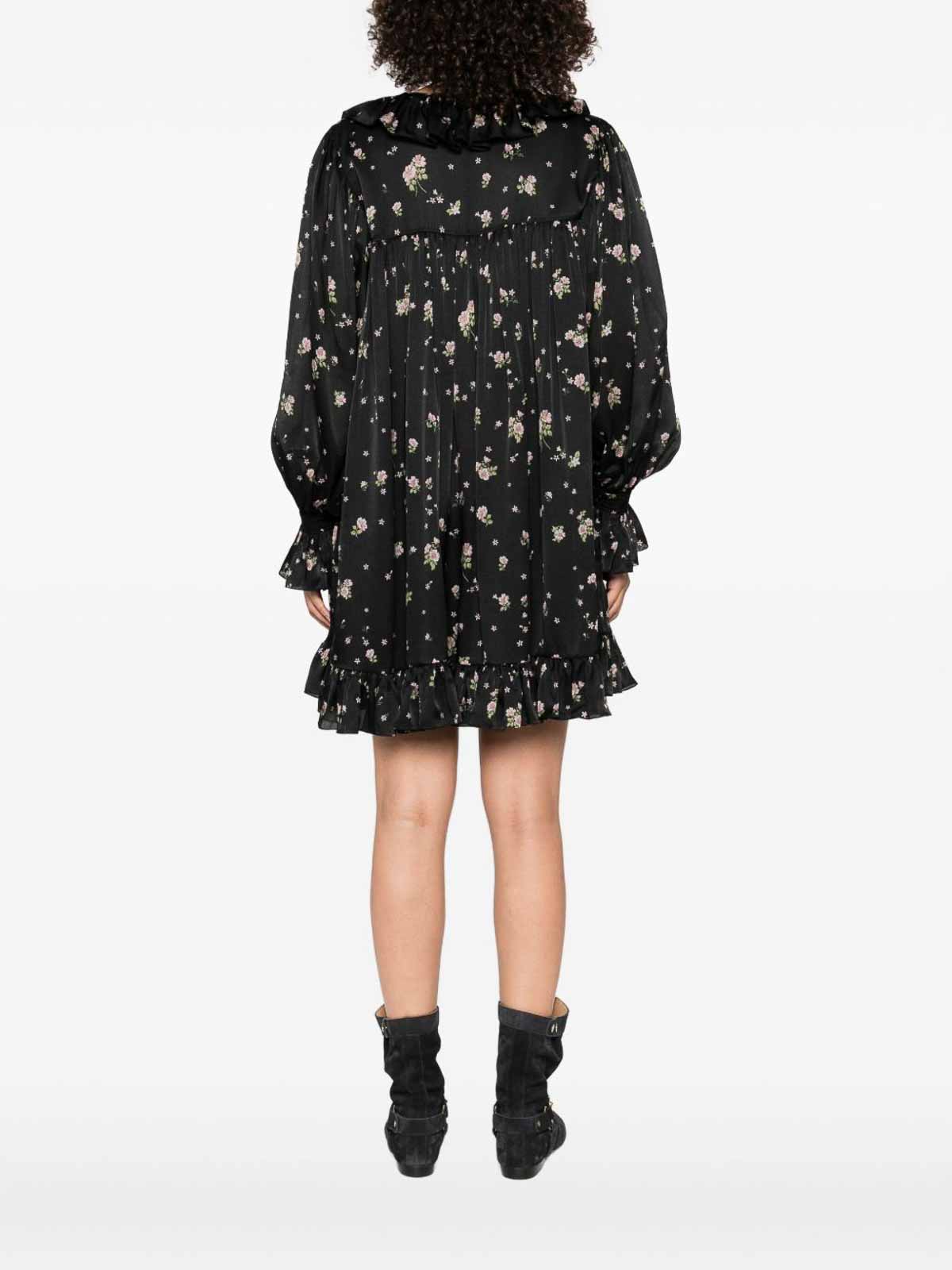 Mini Dress In Silk Charmeuse CH25ARO26481001 (Chloé / コート・ダウン ) | Chloé (クロエ)(3)
