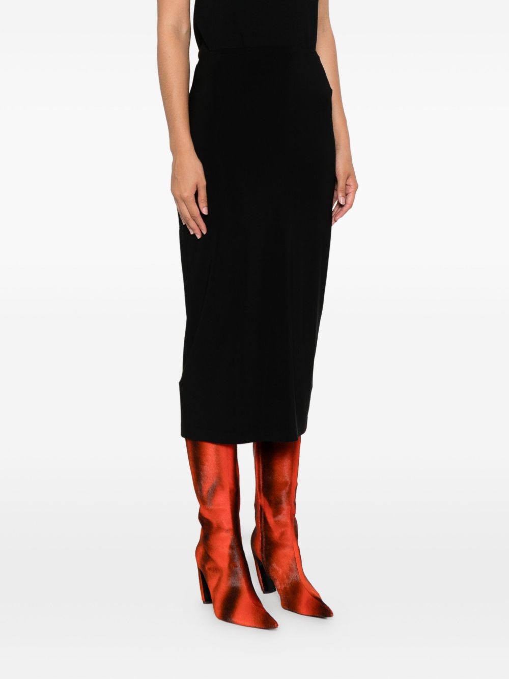 Norma Kamali Skirts Black KK225SPLQ70001 (NORMA KAMALI / スカート ) | NORMA KAMALI (ノーマカマリ)(2)