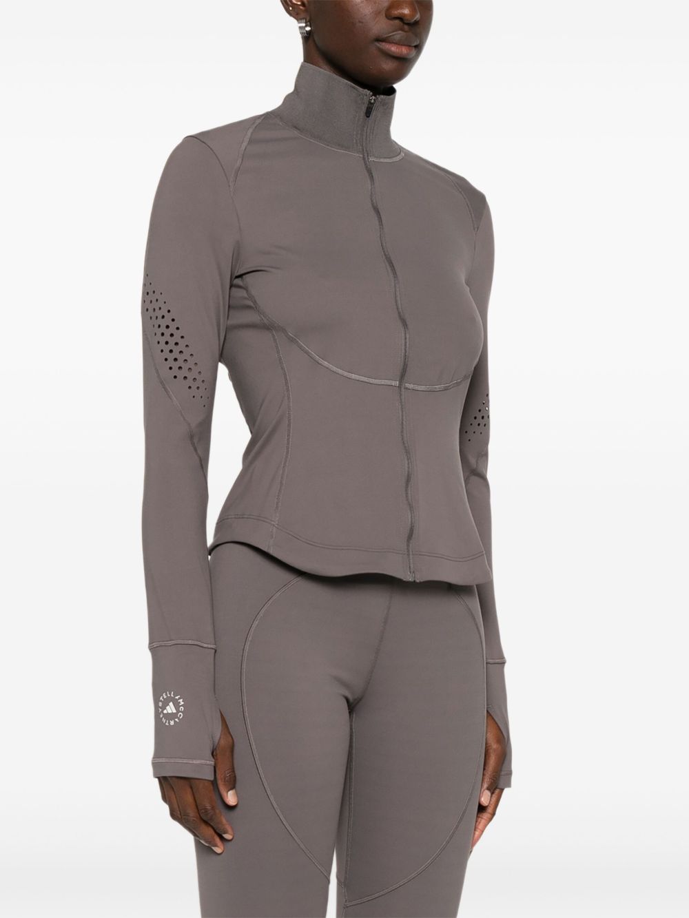 Adidas By Stella McCartney Sweaters Brown JW4553CHACOA (adidas by Stella McCartney / カジュアルジャケット ) | adidas by Stella McCartney (アディダス バイ ステラ マッカートニー)(3)