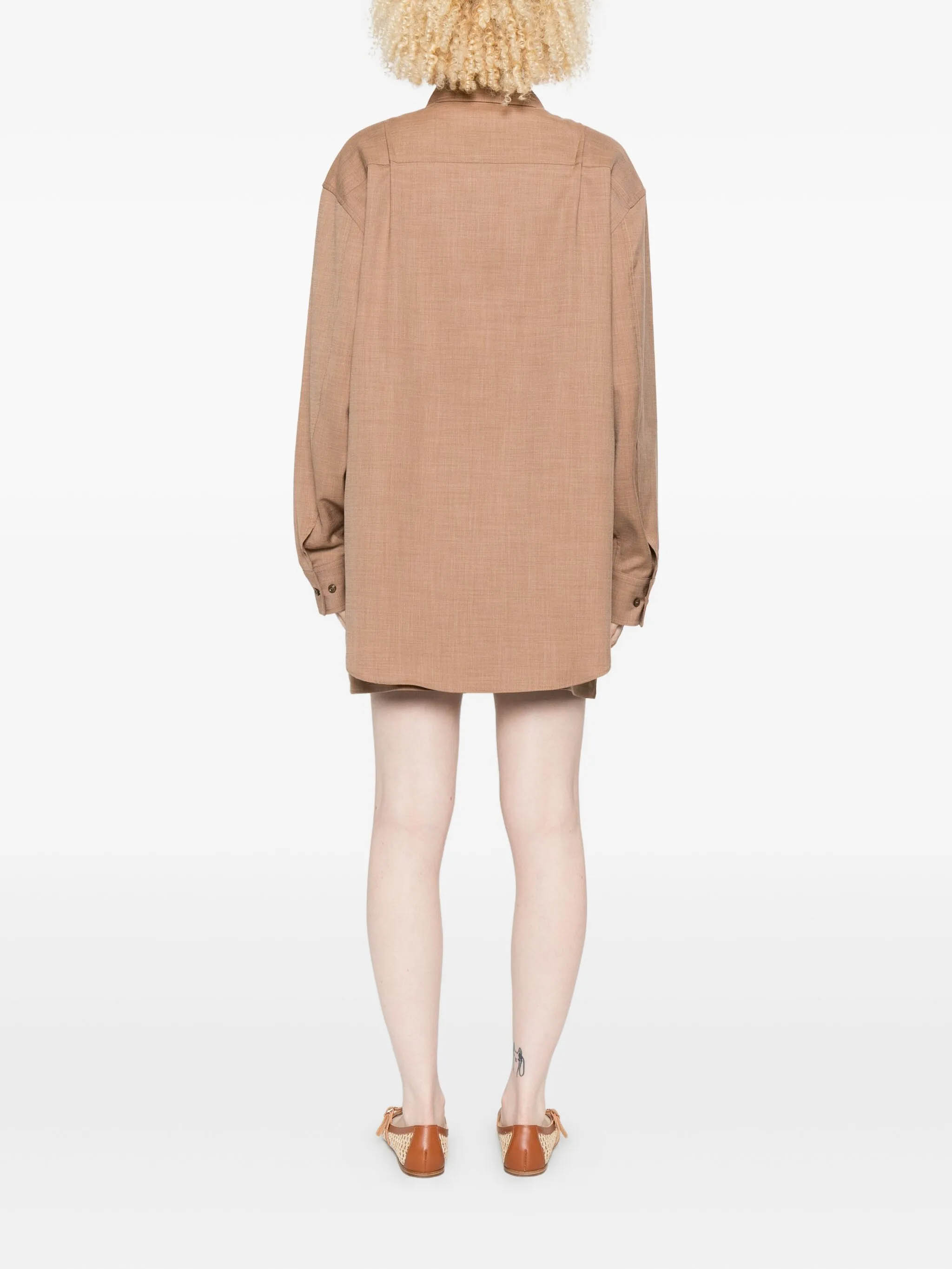 THE ANDAMANE Clothing.... Brown T186419ATNP246618 (THE ANDAMANE / シャツ・ブラウス ) | THE ANDAMANE (アンダマン)(2)