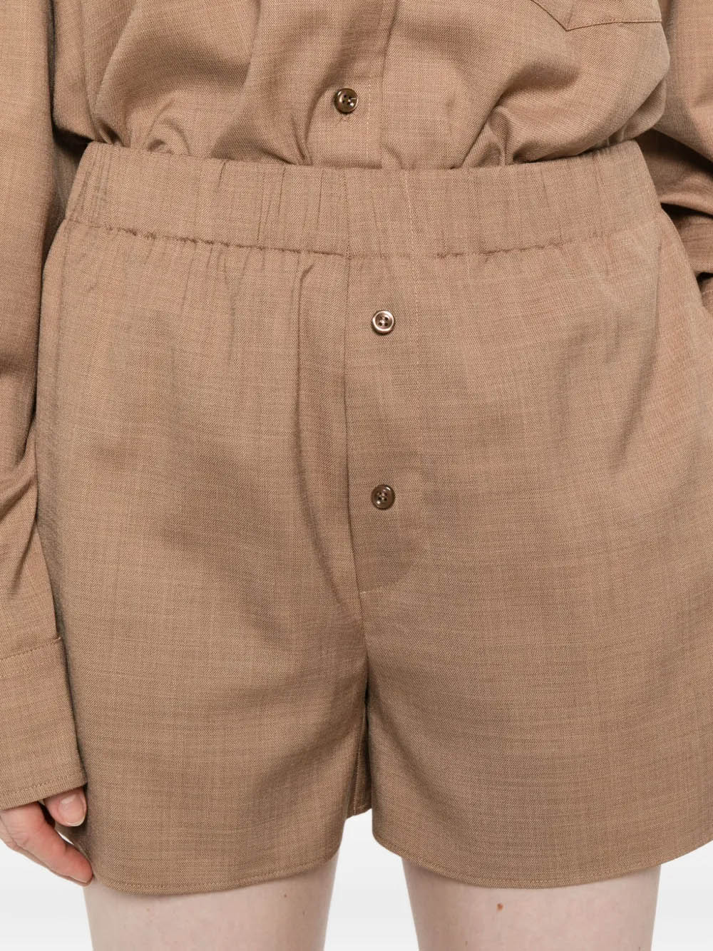 THE ANDAMANE Clothing.... Brown T186419ATNP246618 (THE ANDAMANE / シャツ・ブラウス ) | THE ANDAMANE (アンダマン)(4)