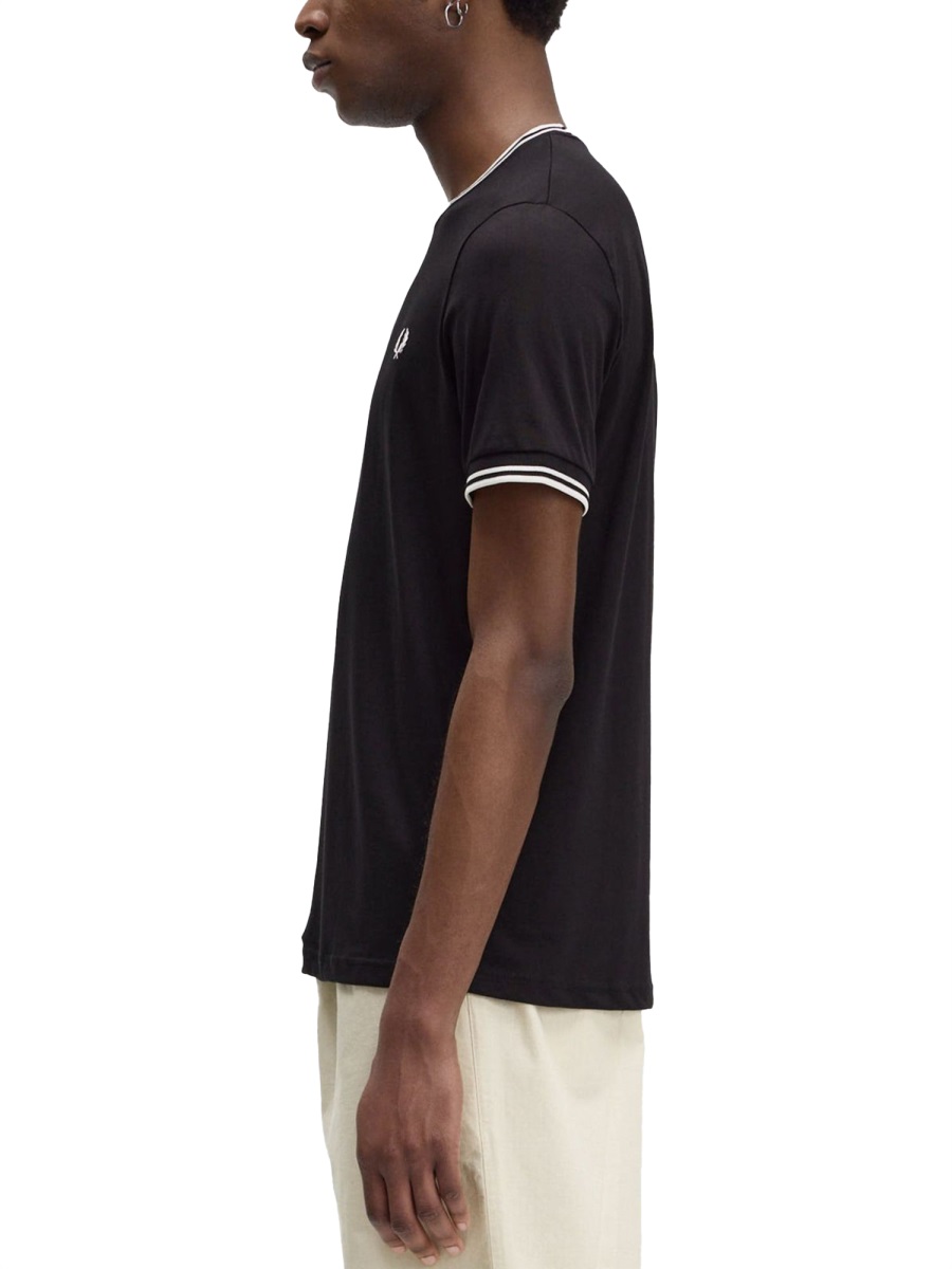 DOUBLE STRIPE T-SHIRT FPM158855100 (FRED PERRY / Tシャツ・カットソー ) | FRED PERRY (フレッドペリー)(1)