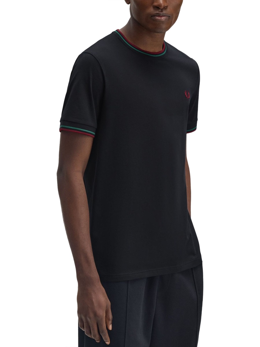 DOUBLE STRIPE T-SHIRT FPM1588V55Z58 (FRED PERRY / Tシャツ・カットソー ) | FRED PERRY (フレッドペリー)(1)