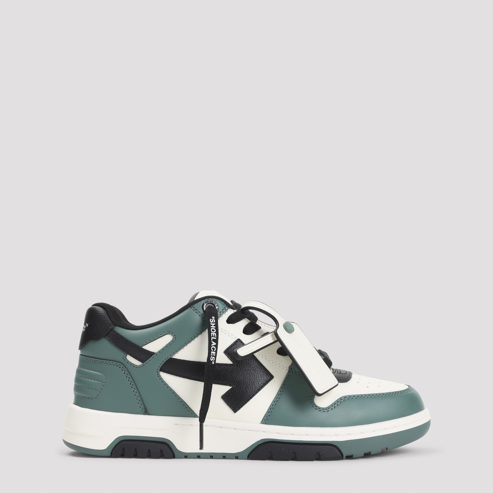 OUT OF OFFICE TRICOLOR GREEN - BLACK OMIA189F25LEA0030310 (Off-White / スニーカー ) | Off-White (オフホワイト)(5)