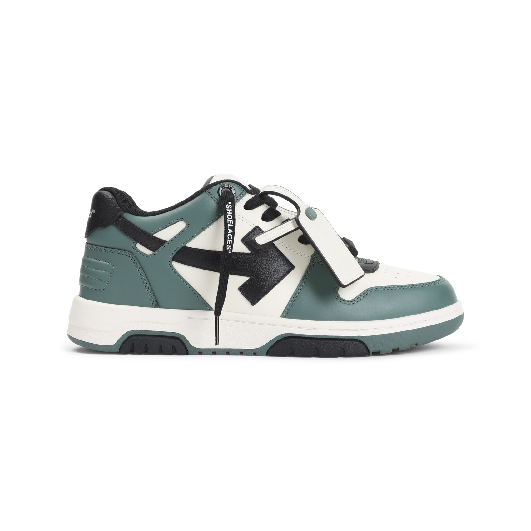 OUT OF OFFICE TRICOLOR GREEN - BLACK OMIA189F25LEA0030310 (Off-White / スニーカー ) | Off-White (オフホワイト)