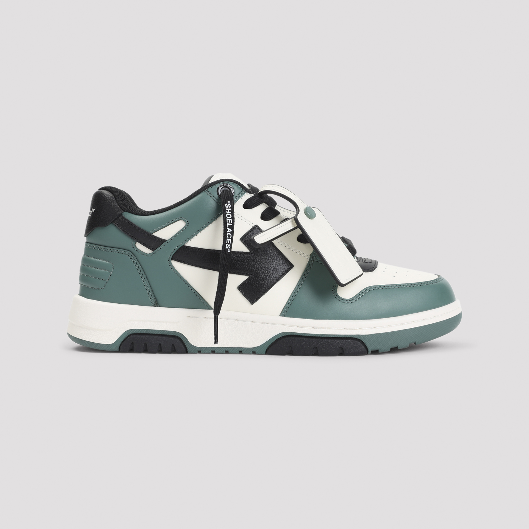 OUT OF OFFICE TRICOLOR GREEN - BLACK OMIA189F25LEA0030310 (Off-White / スニーカー ) | Off-White (オフホワイト)(1)