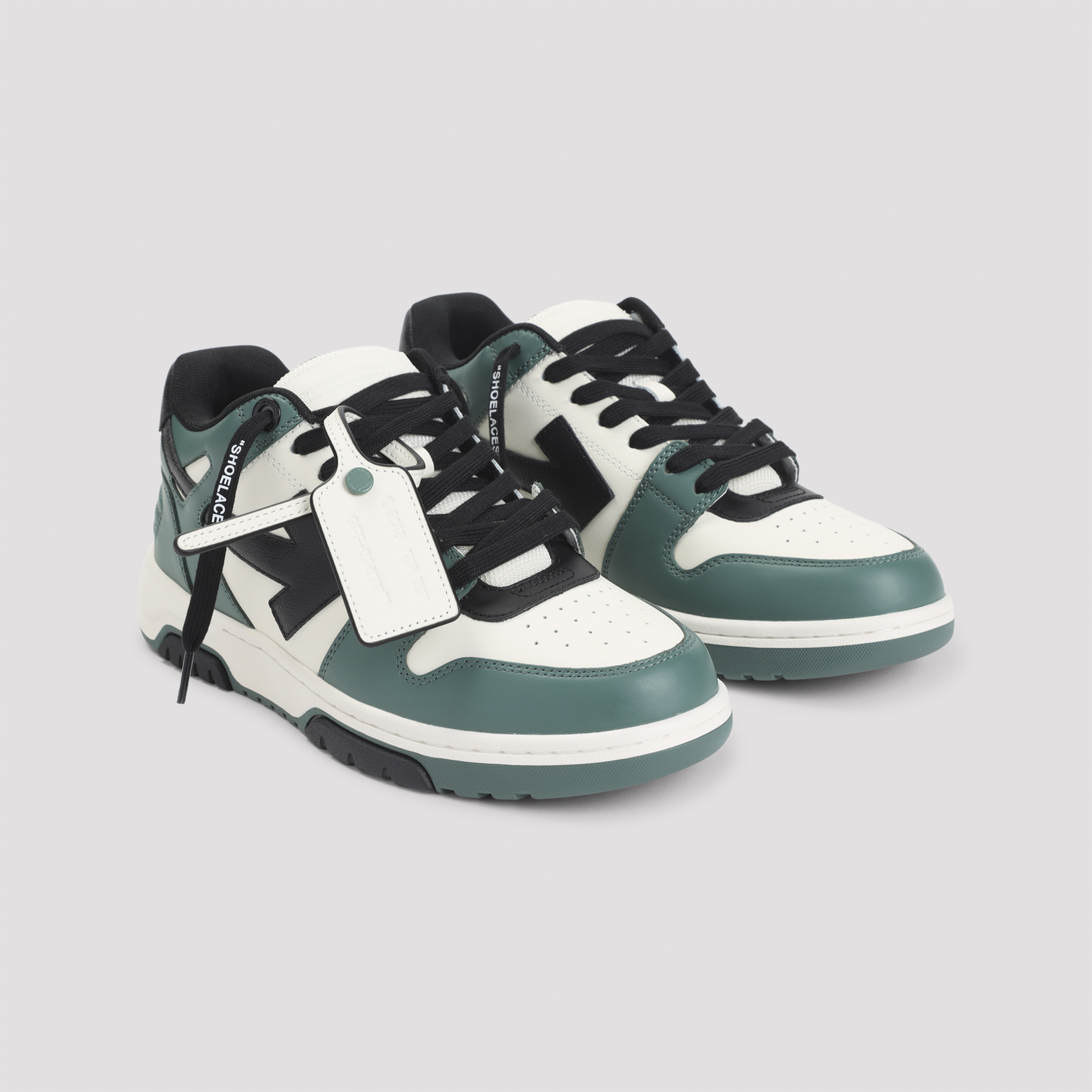OUT OF OFFICE TRICOLOR GREEN - BLACK OMIA189F25LEA0030310 (Off-White / スニーカー ) | Off-White (オフホワイト)(3)