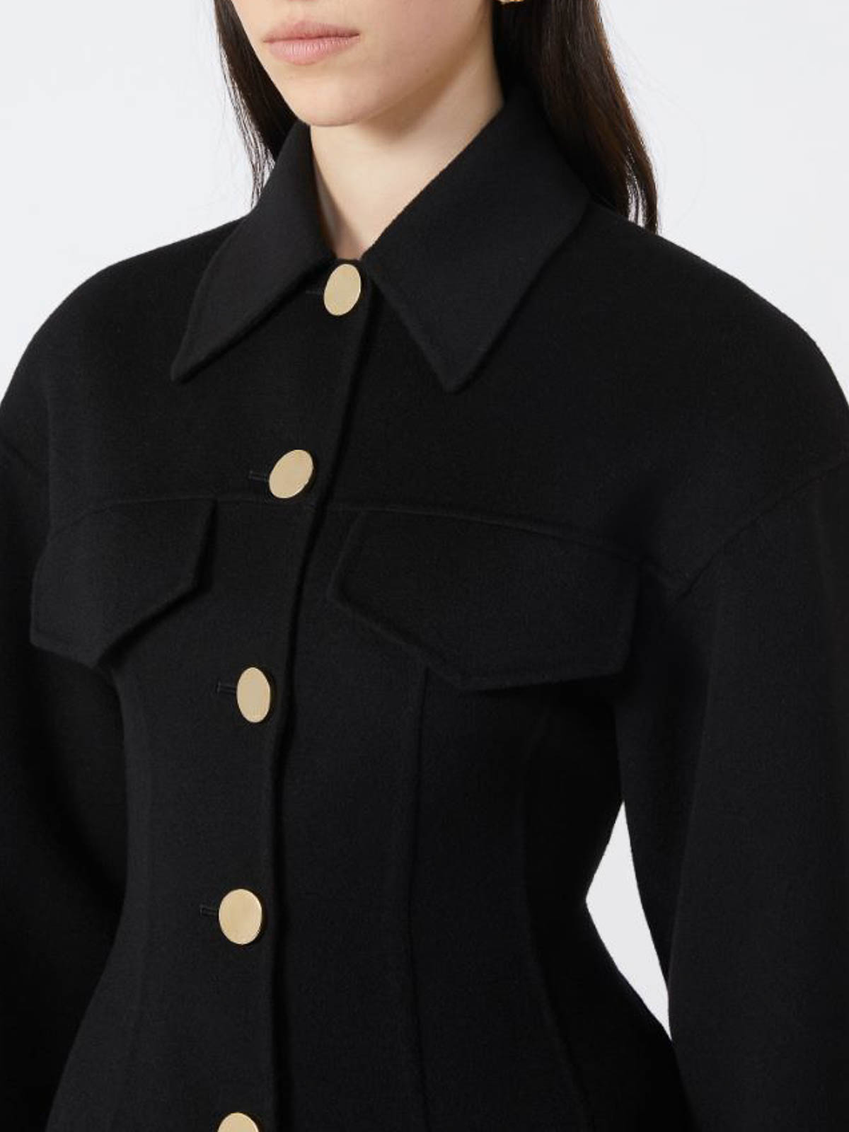 Aegean black jacket 4225220860116E17 (Sportmax / カジュアルジャケット ) | Sportmax (スポーツマックス)(2)