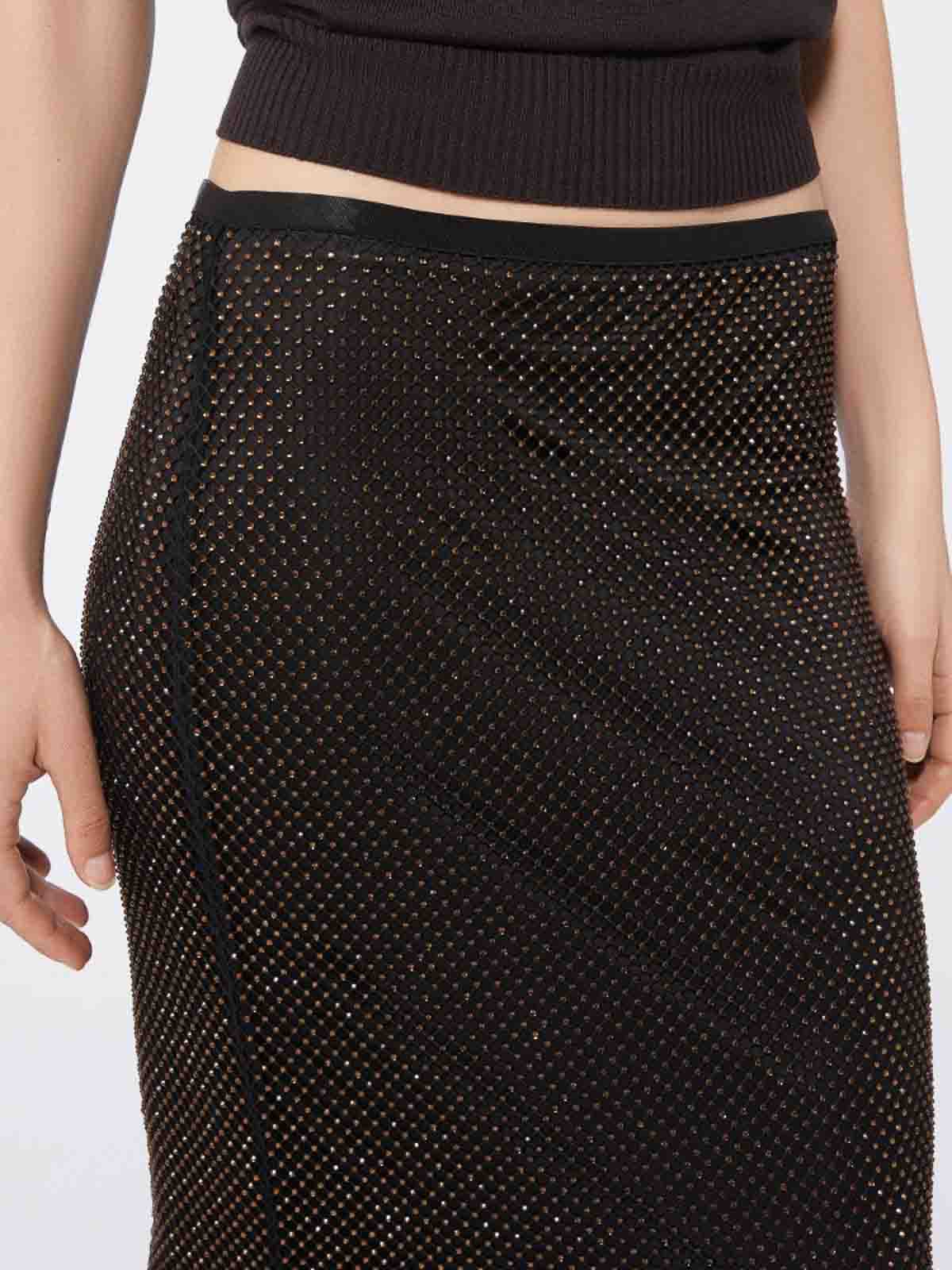 Strass black network skirt 2522776021600003 (Sportmax / スカート ) | Sportmax (スポーツマックス)(3)