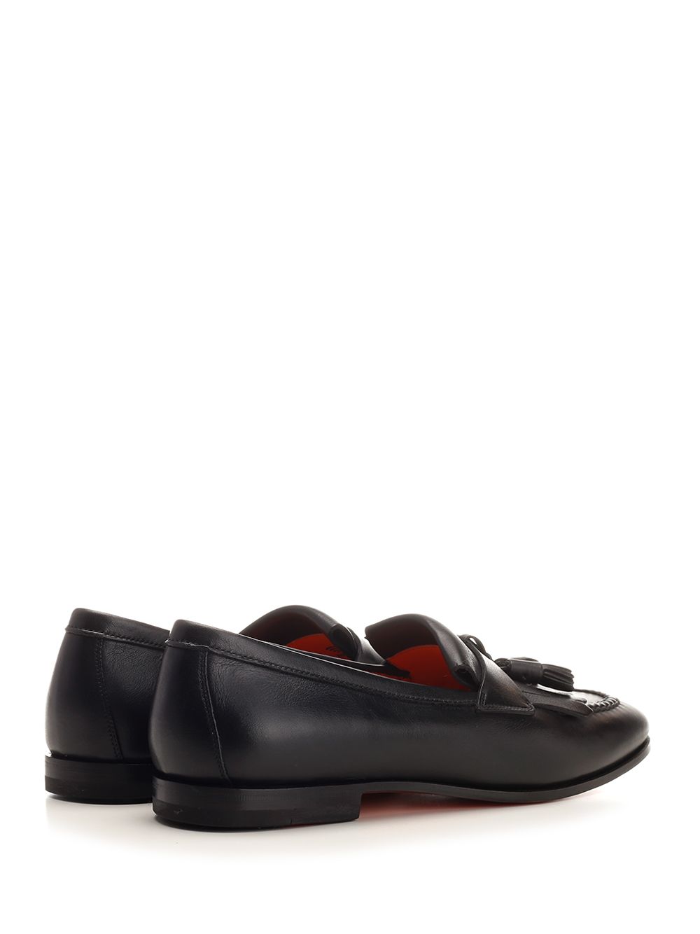 Black penny loafer MCNC18731SA4BPOHN01POHN01 (Santoni / ローファー ) | Santoni (サントーニ)(4)