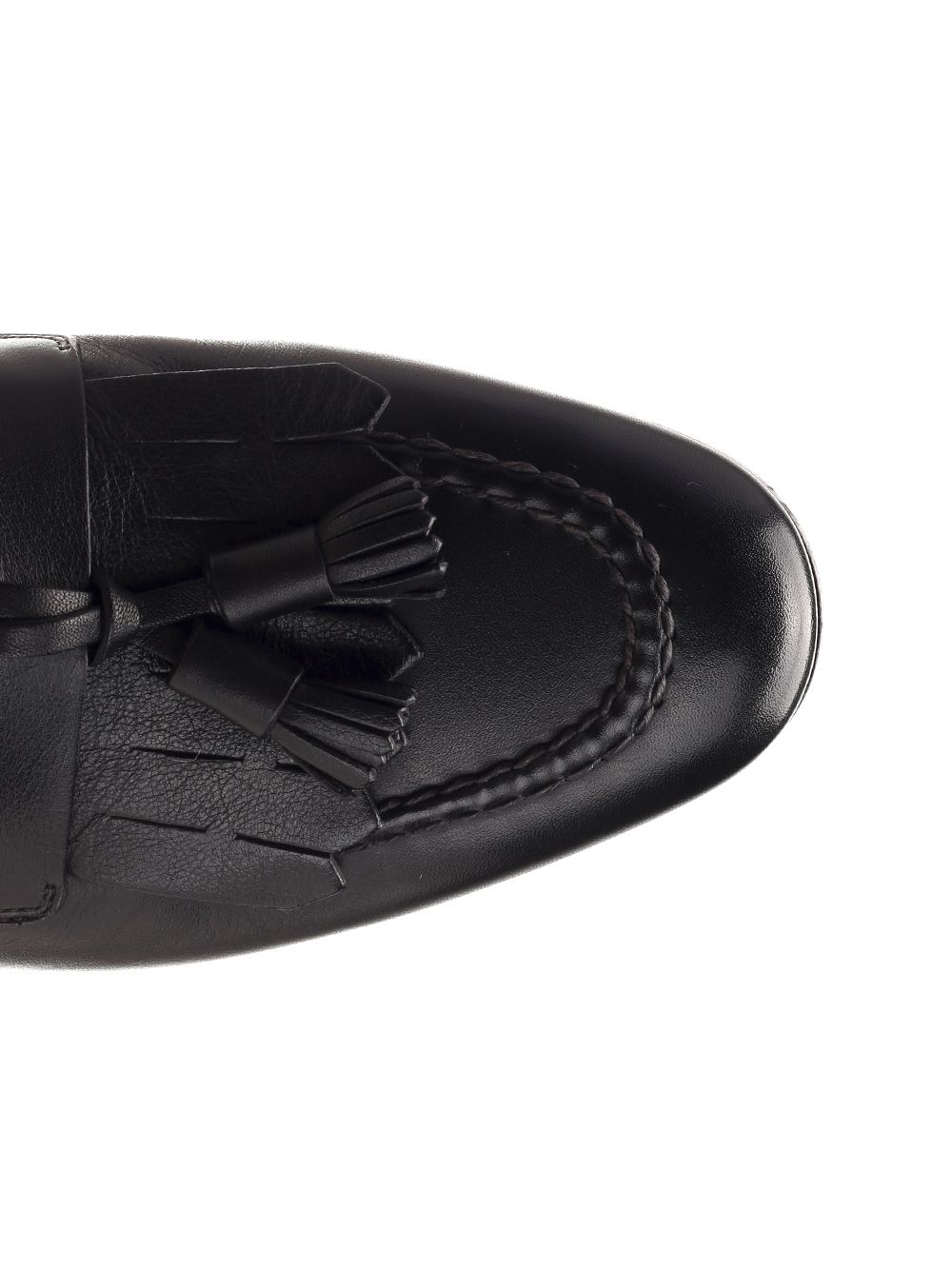 Black penny loafer MCNC18731SA4BPOHN01POHN01 (Santoni / ローファー ) | Santoni (サントーニ)(7)
