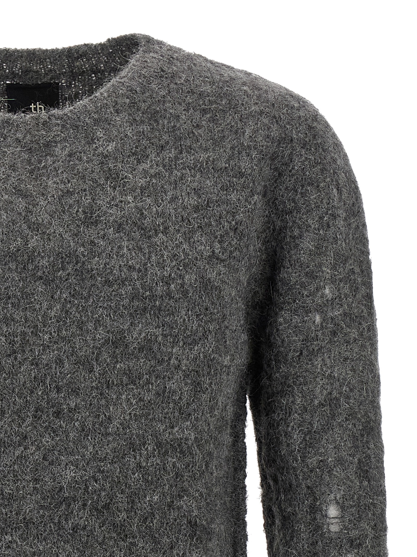 Alpaca wool sweater MK122DARKGREYMELAR (thom/krom / ニット・セーター・カーディガン ) | thom/krom (トムクロム)(2)