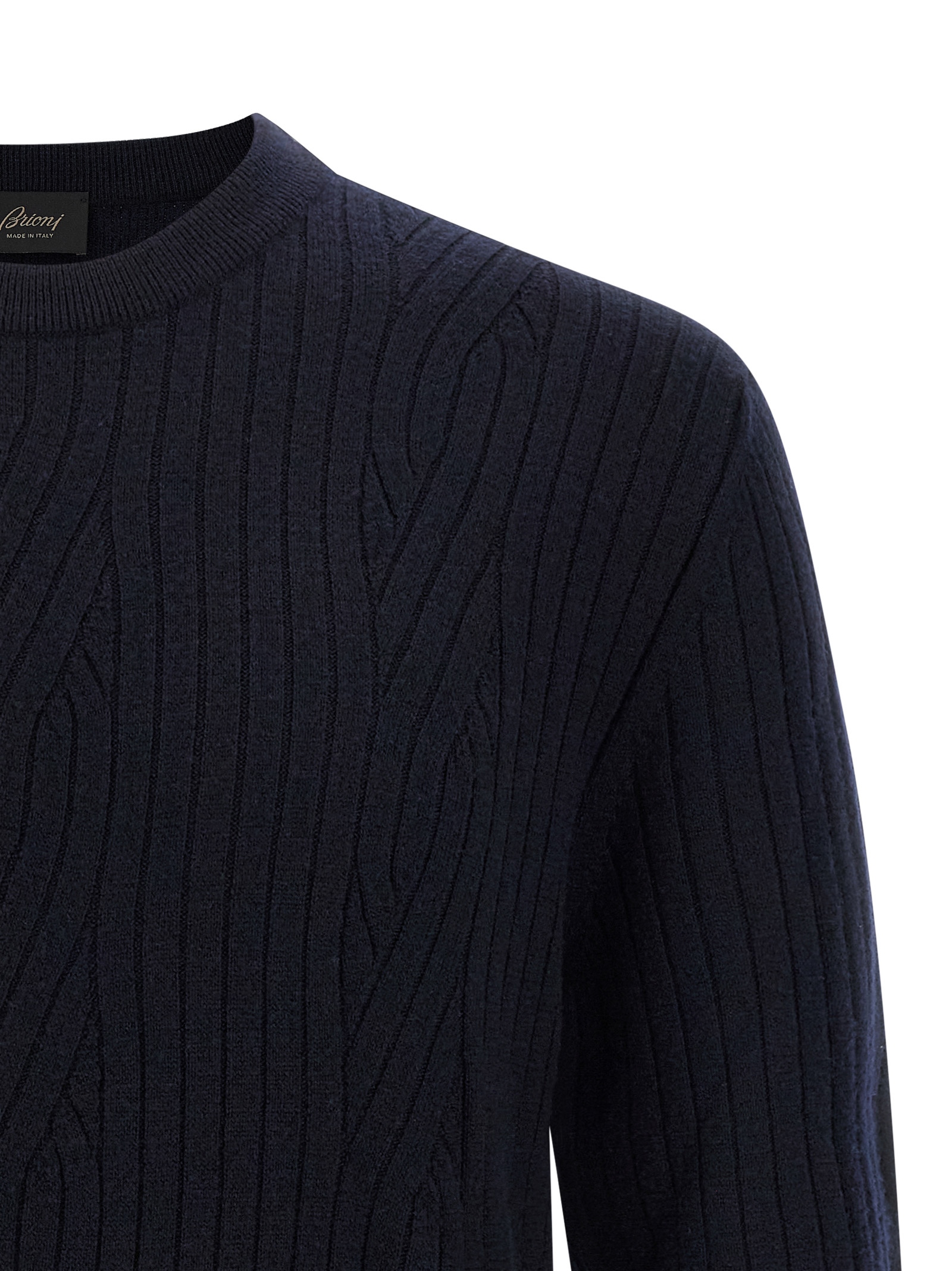 Ribbed and braid sweater UMQ90LODK074000 (Brioni / ニット・セーター・カーディガン ) | Brioni (ブリオーニ)(2)
