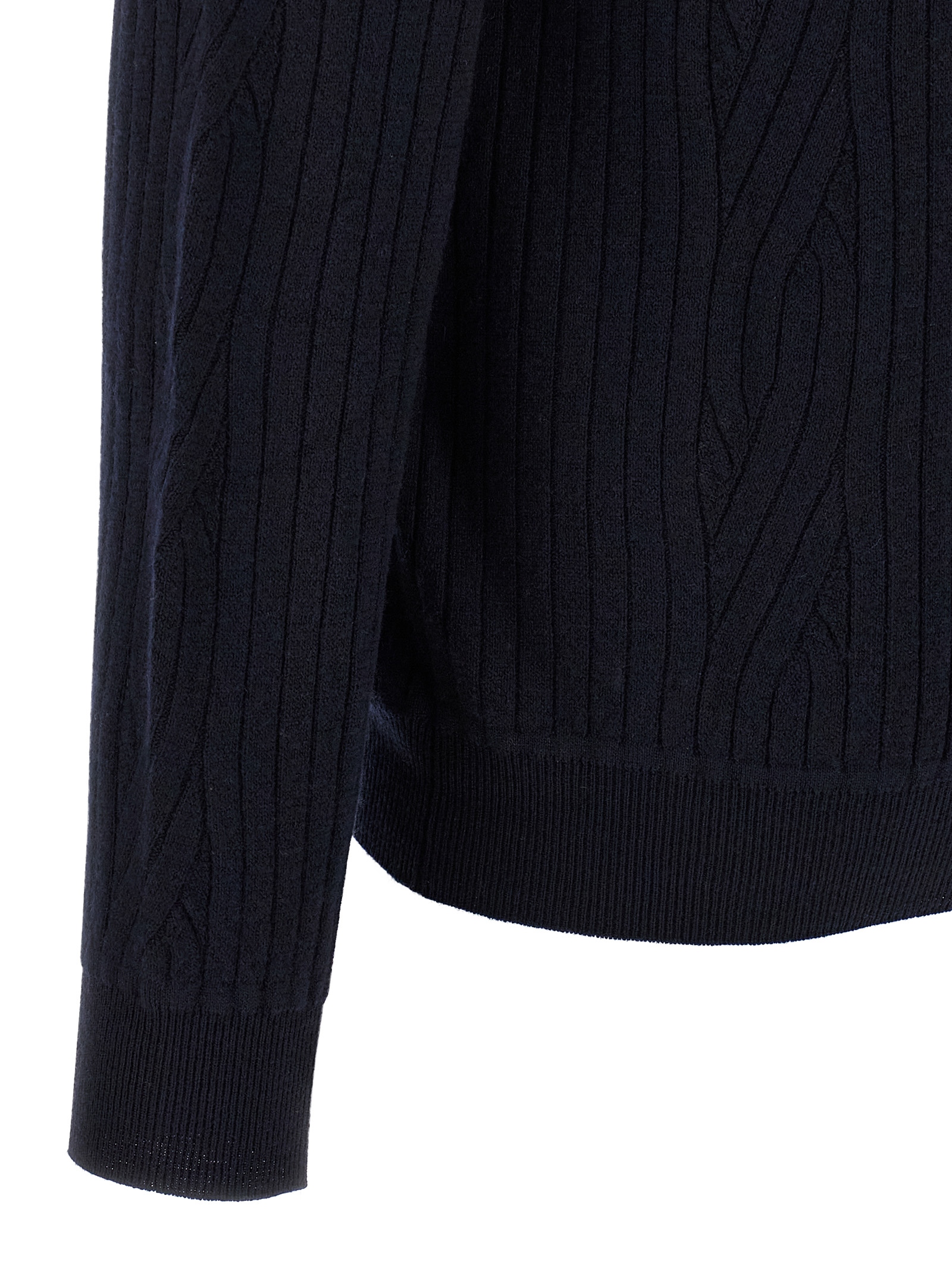 Ribbed and braid sweater UMQ90LODK074000 (Brioni / ニット・セーター・カーディガン ) | Brioni (ブリオーニ)(3)