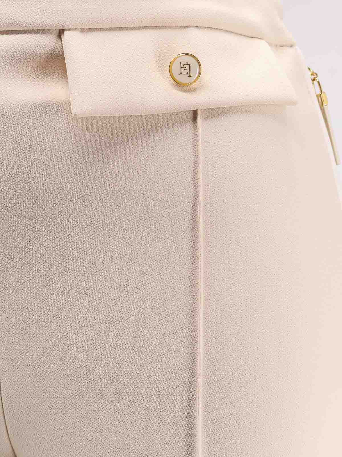 Pantaloni In Satin PA12156E2DZ9 (Elisabetta Franchi / パンツ ) | Elisabetta Franchi (エリザベッタ フランキ)(2)