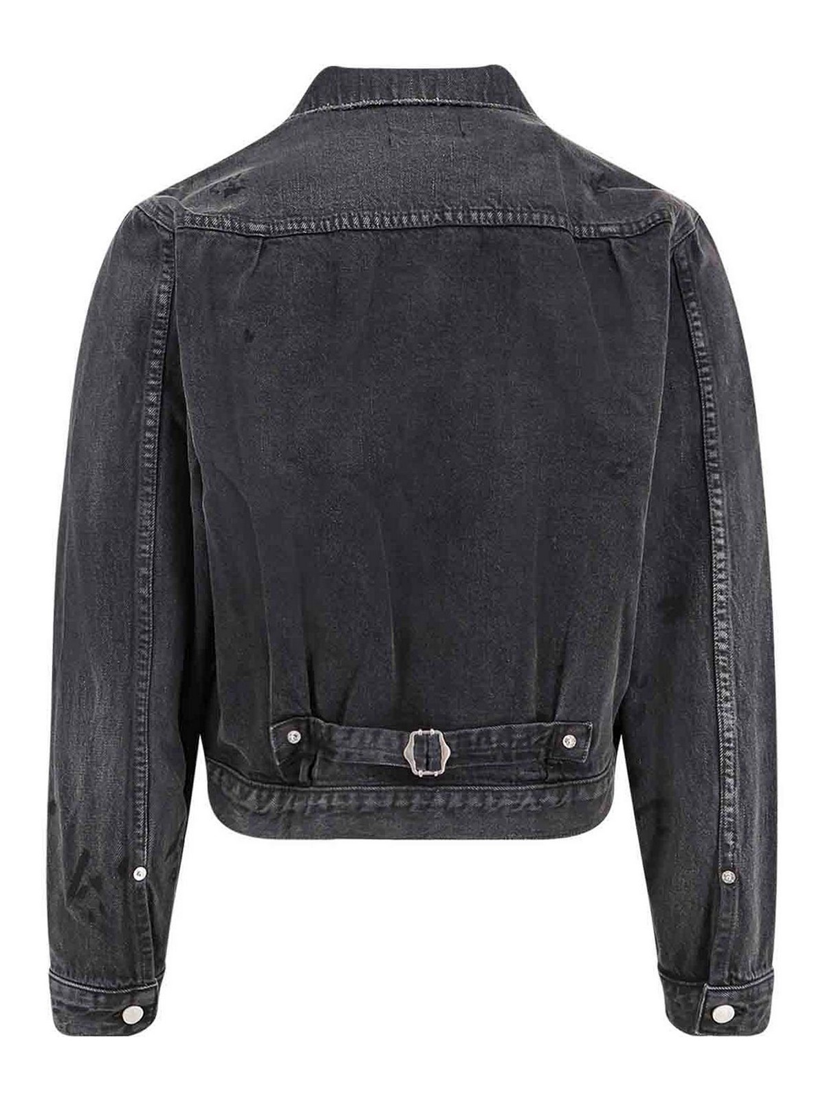 Jeans jacket with disinset effect 030524CHARCORAL (ENFANTS RICHES DÉPRIMÉS / カジュアルジャケット ) | ENFANTS RICHES DÉPRIMÉS (アンファン リッシュ デプリメ)(1)