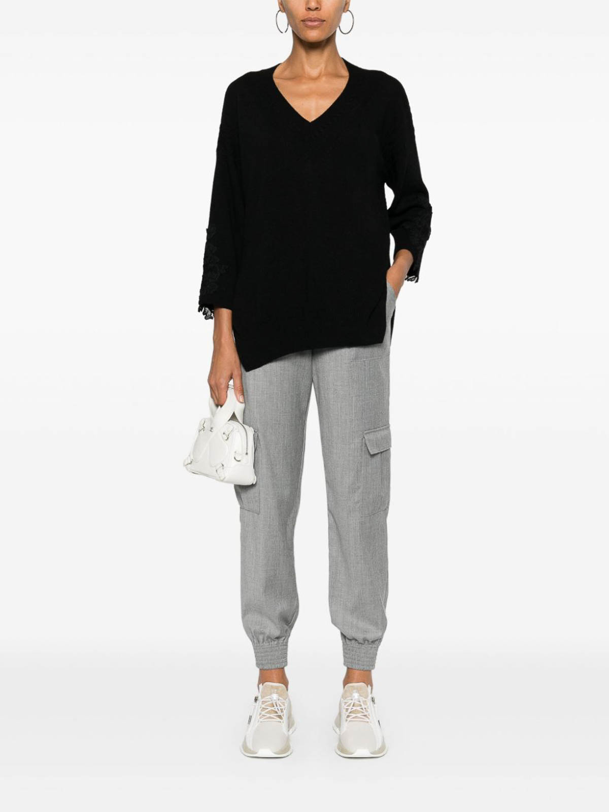 Sweater D454L507APDYI95708C (ERMANNO SCERVINO / ニット・セーター・カーディガン ) | ERMANNO SCERVINO (エルマンノ シェルヴィーノ)(4)