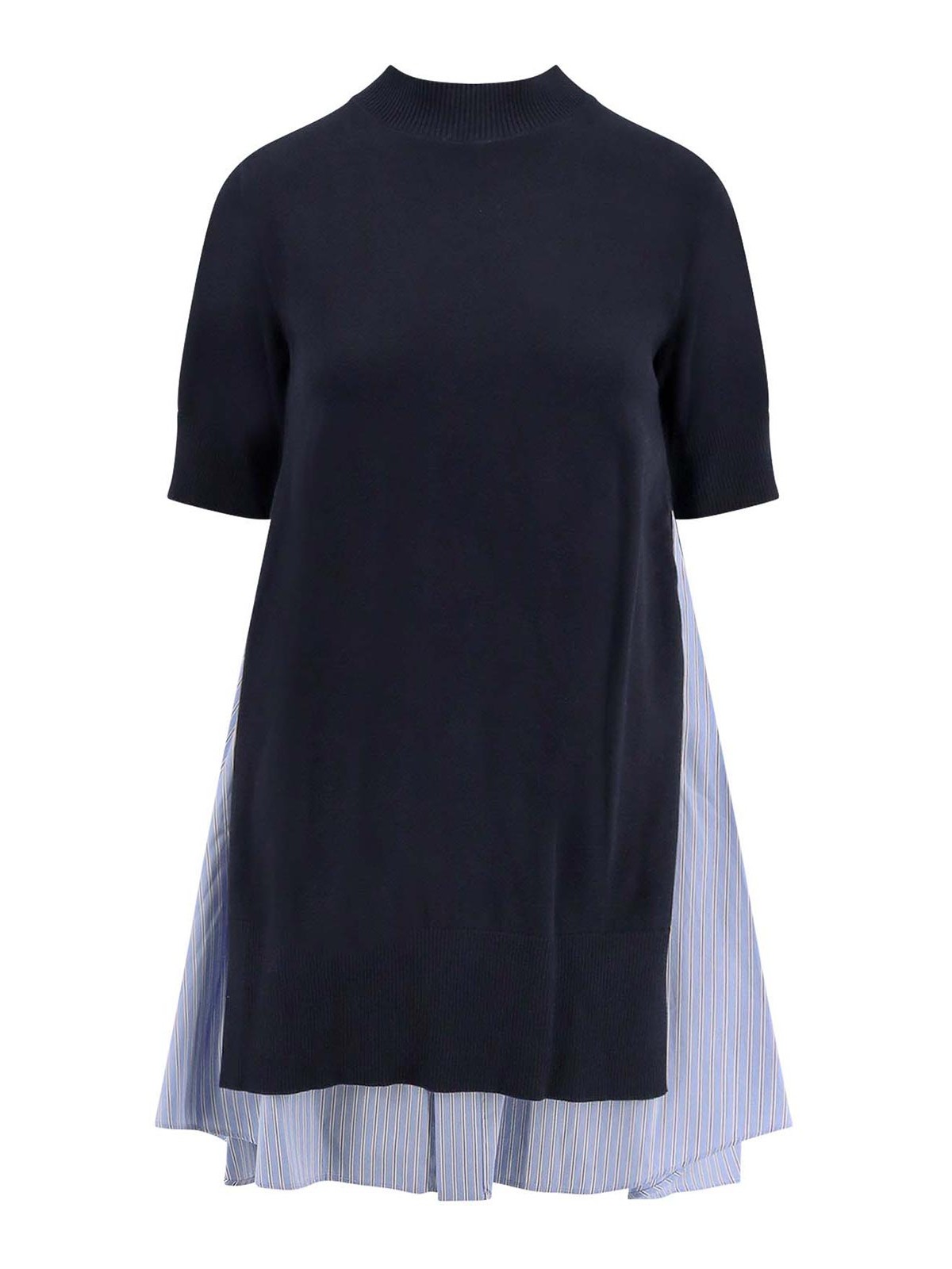 Cotton dress with fabric inserts 2508010250 (sacai / ワンピース・ドレス・オールインワン ) | sacai (サカイ)