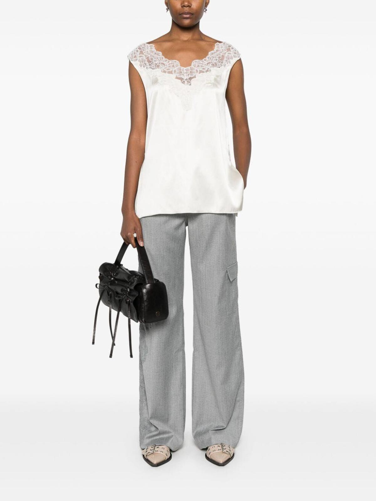 Cargo trousers D454P303JWRM4502 (ERMANNO SCERVINO / パンツ ) | ERMANNO SCERVINO (エルマンノ シェルヴィーノ)(4)