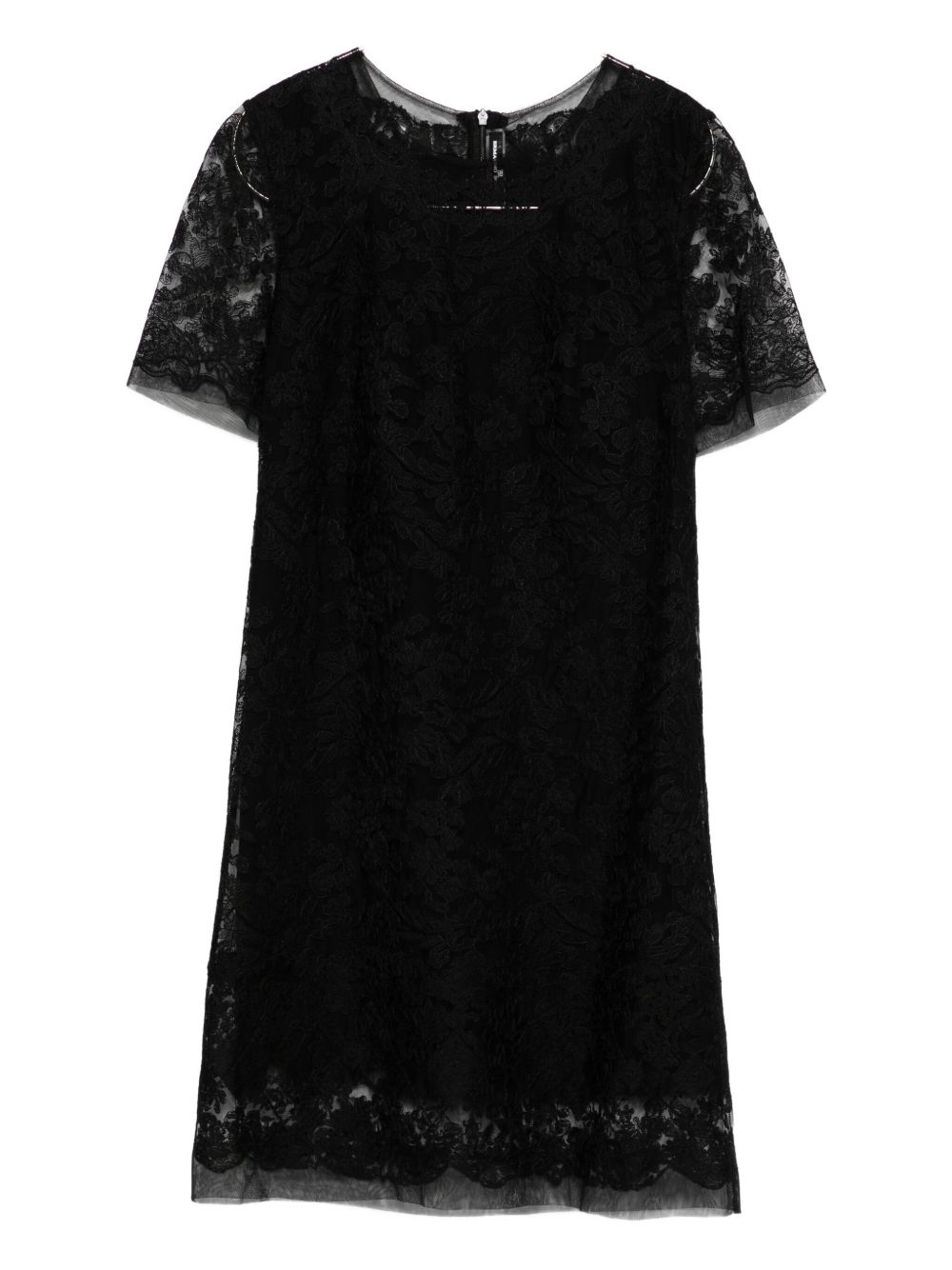 Ermanno Scervino Dresses Black D472Q354EQC95708 (ERMANNO SCERVINO / ワンピース・ドレス・オールインワン ) | ERMANNO SCERVINO (エルマンノ シェルヴィーノ)