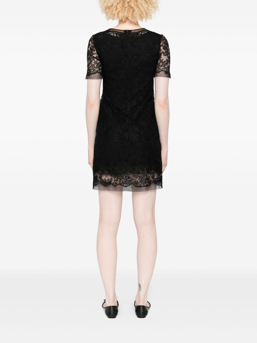 Ermanno Scervino Dresses Black D472Q354EQC95708 (ERMANNO SCERVINO / ワンピース・ドレス・オールインワン ) | ERMANNO SCERVINO (エルマンノ シェルヴィーノ)(2)