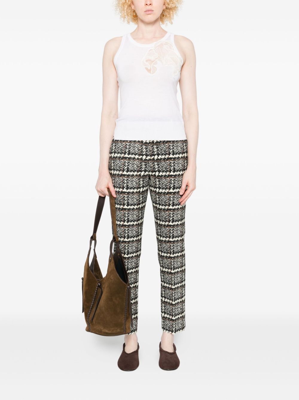 Ermanno Scervino Top White D475L325APATL10602 (ERMANNO SCERVINO / タンクトップ・キャミソール ) | ERMANNO SCERVINO (エルマンノ シェルヴィーノ)(1)