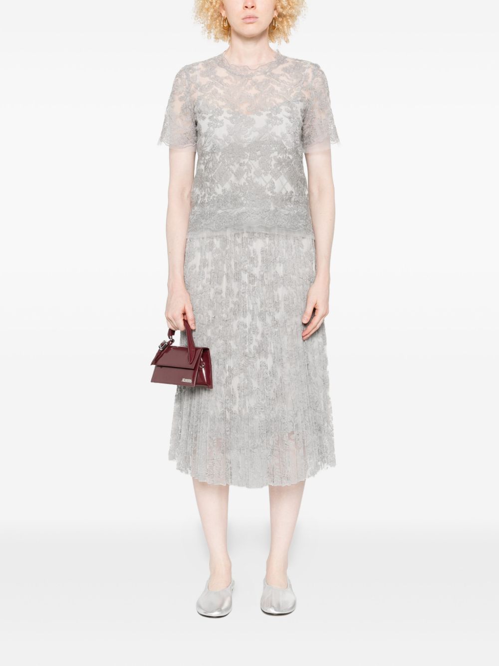 Ermanno Scervino Skirts Clear Blue D472O347CSEQC75102 (ERMANNO SCERVINO / スカート ) | ERMANNO SCERVINO (エルマンノ シェルヴィーノ)(2)