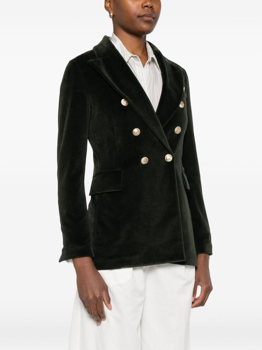 Circolo 1901 Jackets Green FD3623G1207 (CIRCOLO 1901 / ブレザー・ジャケット ) | CIRCOLO 1901 (チルコロ1901)(2)