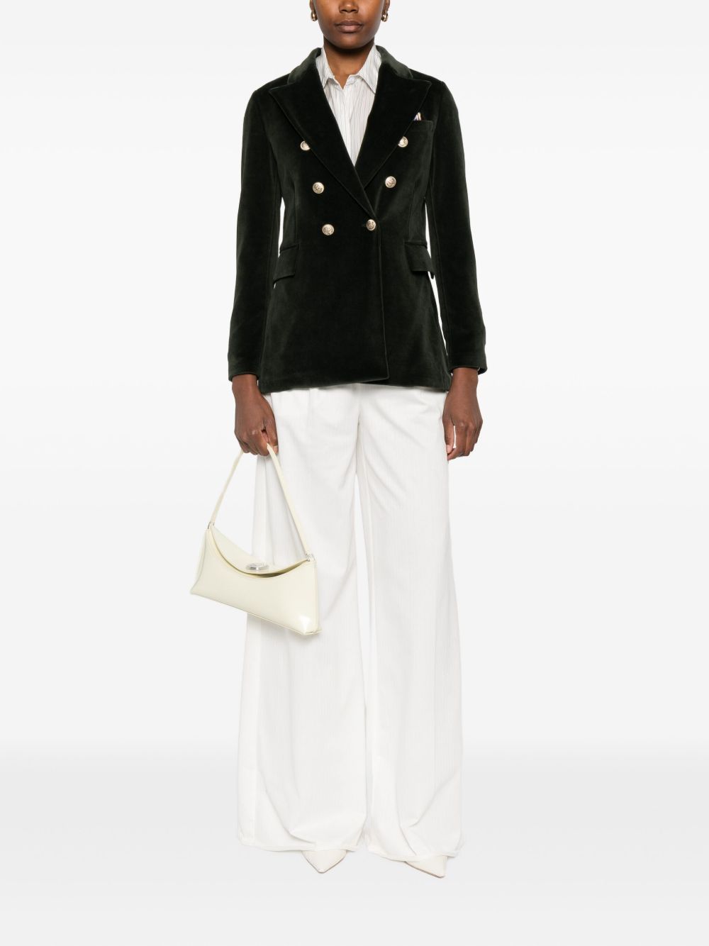 Circolo 1901 Jackets Green FD3623G1207 (CIRCOLO 1901 / ブレザー・ジャケット ) | CIRCOLO 1901 (チルコロ1901)(4)