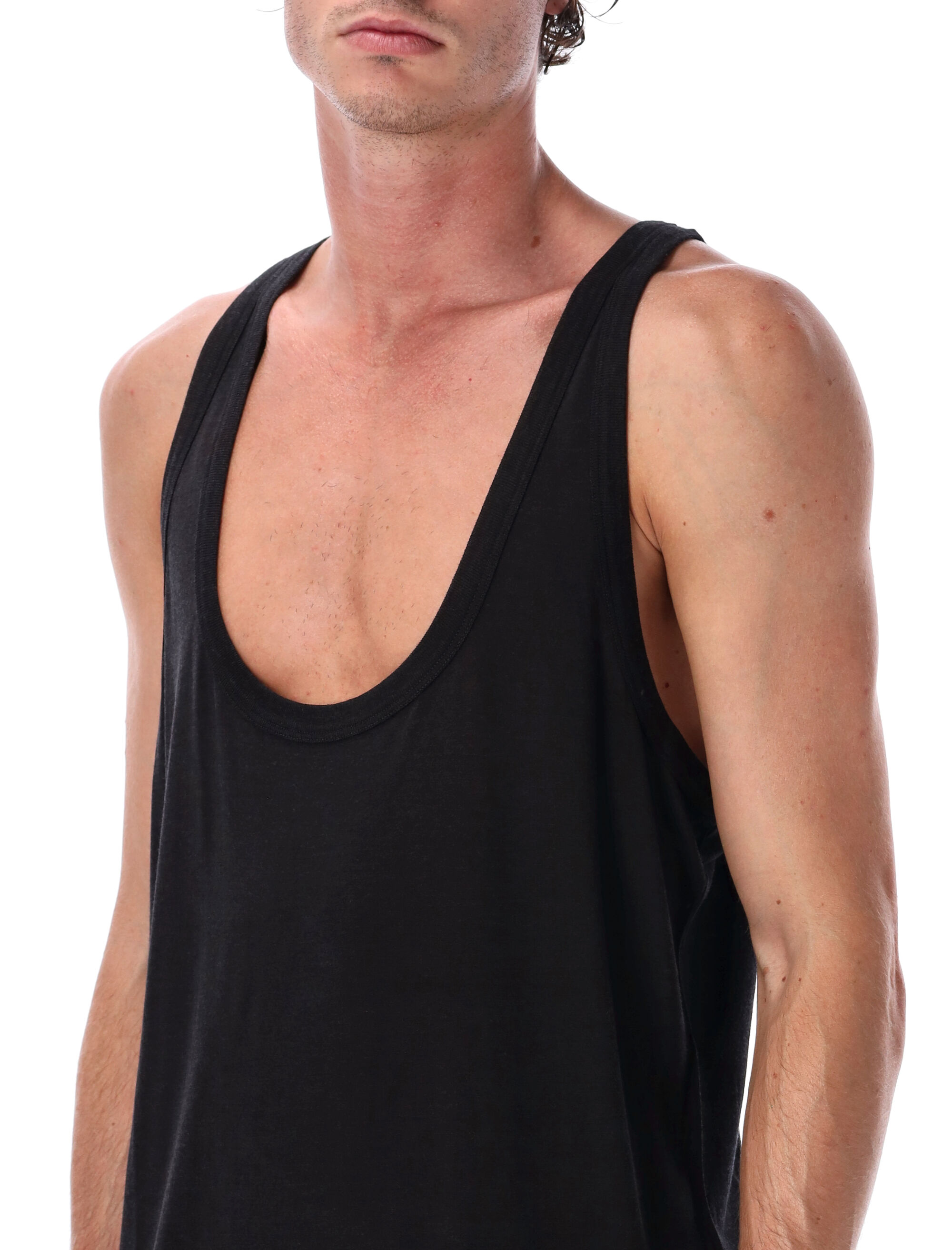 Rick Owens Top Black RR02E1101JSW09 (Rick Owens / タンクトップ・キャミソール ) | Rick Owens (リック オウエンス)(2)