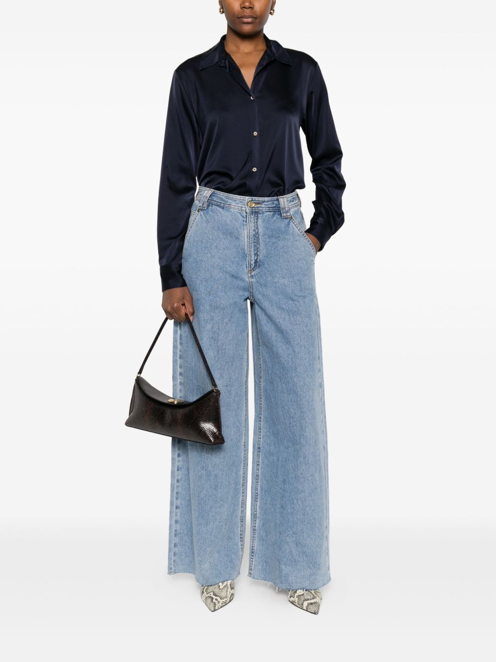 Forte Forte Shirts Blue 9934MYSHIRTNOTTE (forte_forte / シャツ・ブラウス ) | forte_forte (フォルテ フォルテ)(2)