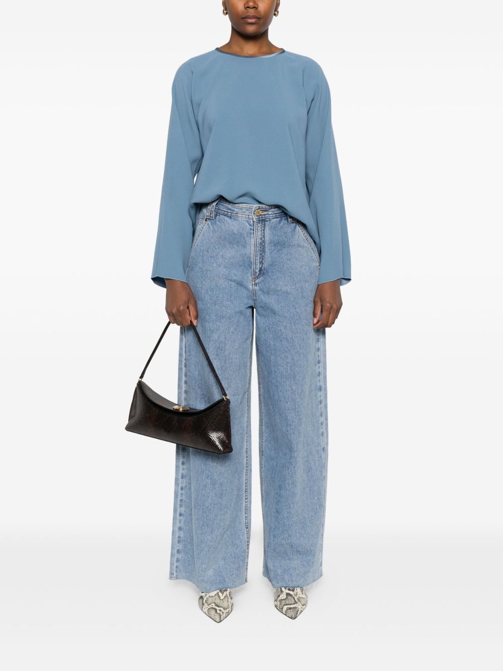 Forte Forte Top Clear Blue 14063MYSHIRTCERULEO (forte_forte / Tシャツ・カットソー ) | forte_forte (フォルテ フォルテ)(3)