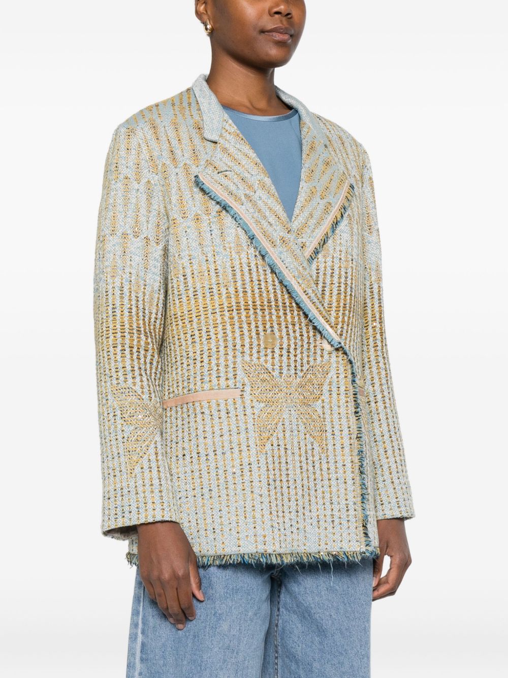 Forte Forte Jackets Beige 14006MYCOATNUAGE (forte_forte / ブレザー・ジャケット ) | forte_forte (フォルテ フォルテ)(3)