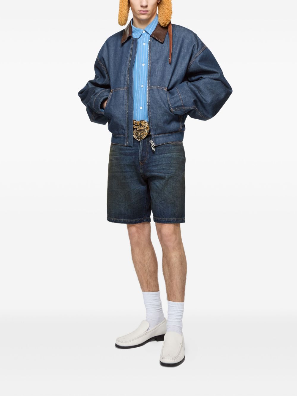 Acne Studios Coats Blue B90839135 (Acne Studios / カジュアルジャケット ) | Acne Studios (アクネ ストゥディオズ)(2)