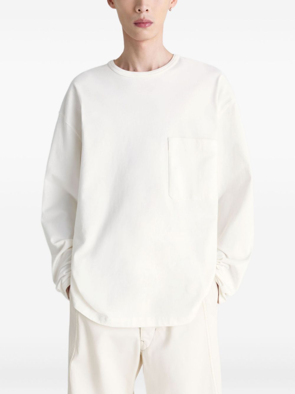 LEMAIRE T-shirts and Polos White TO1466LJ1038048 (LEMAIRE / Tシャツ・カットソー ) | LEMAIRE (ルメール)(3)