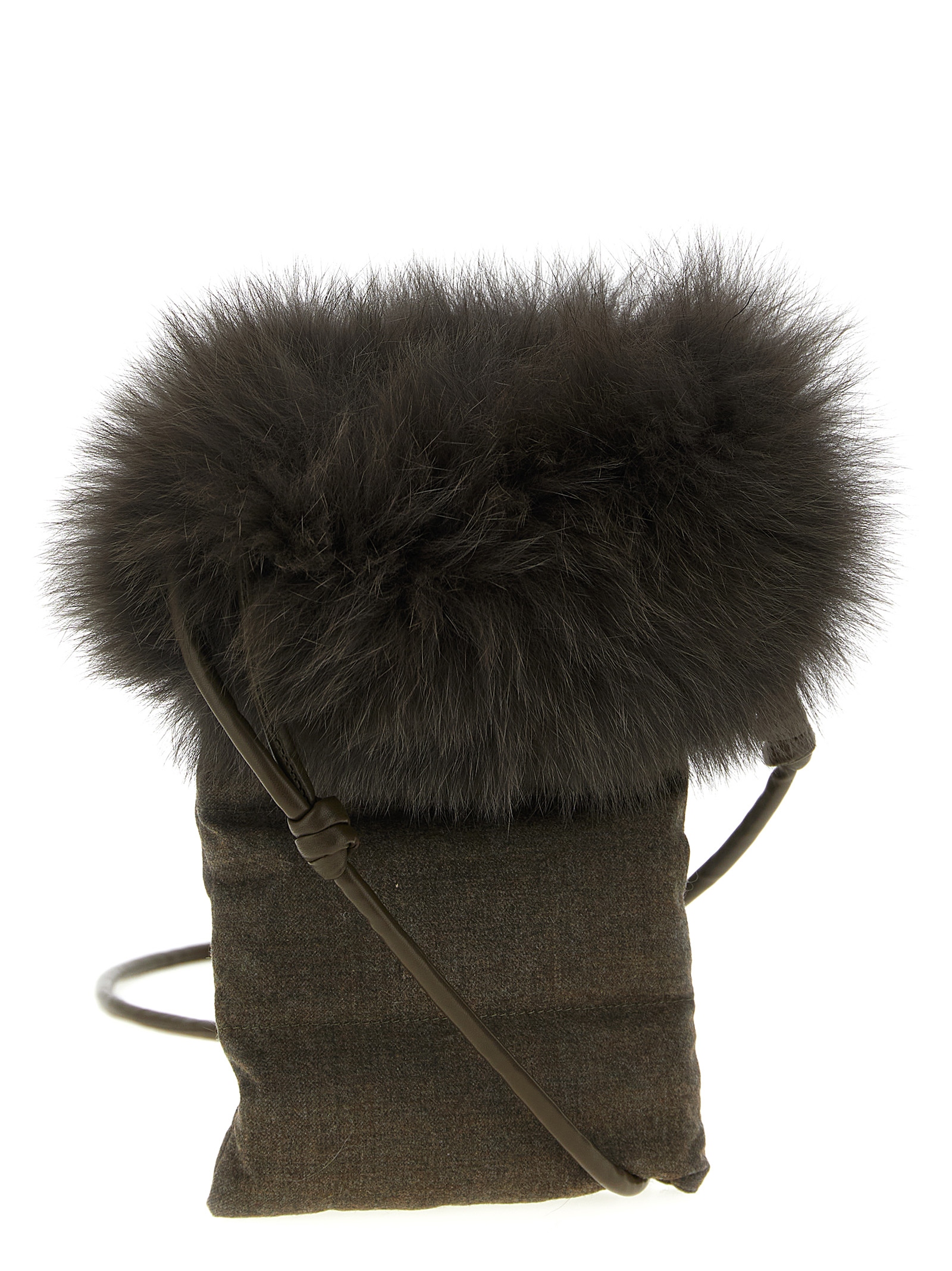 'Etui' smartphone holder 26W26WAA017XXWO2WA9127 (YVES SALOMON / テックアイテム ) | YVES SALOMON (イヴ サロモン)(1)