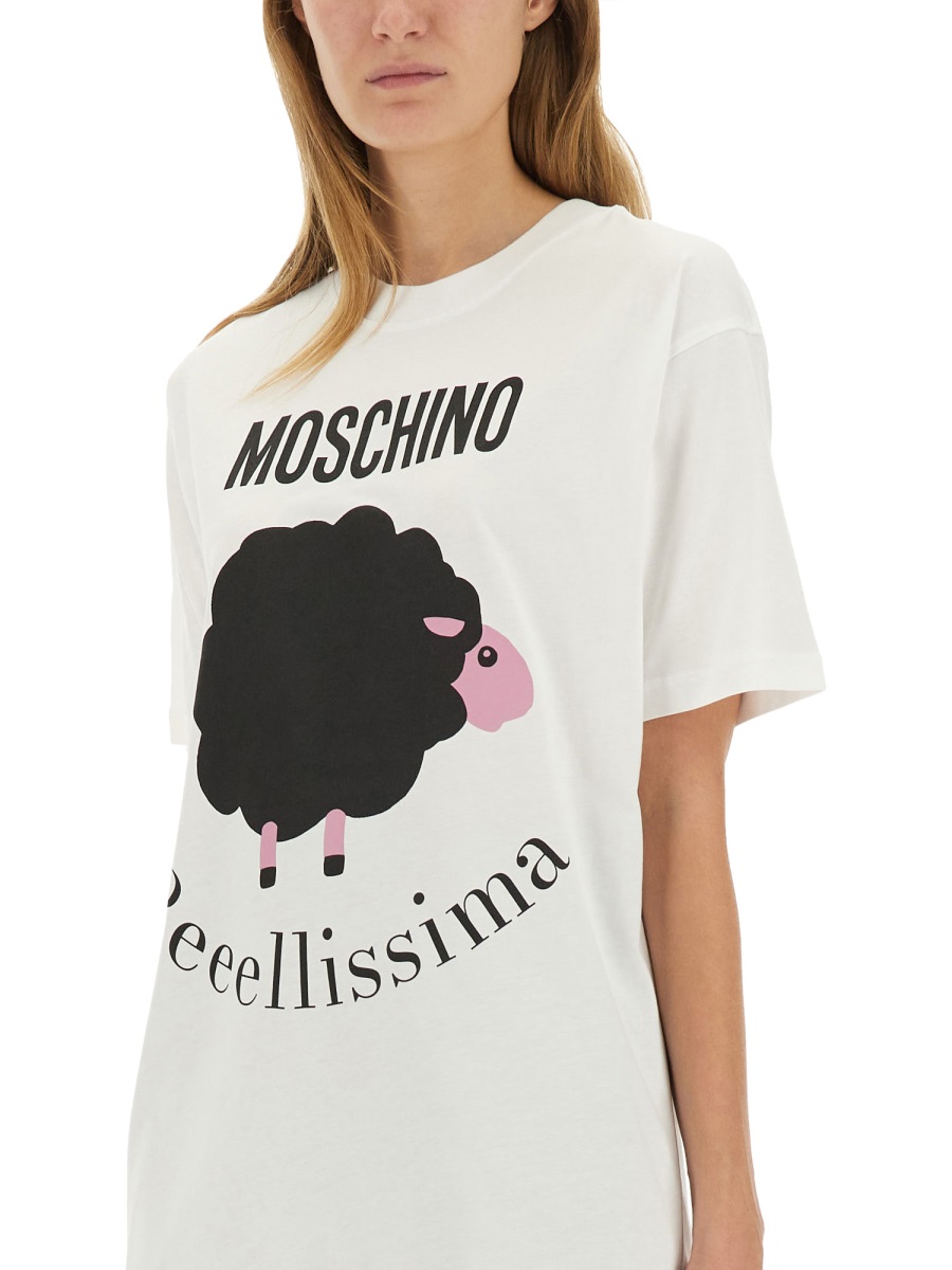 T-SHIRT WITH PRINT 071954411001 (MOSCHINO / Tシャツ・カットソー ) | MOSCHINO (モスキーノ)(3)