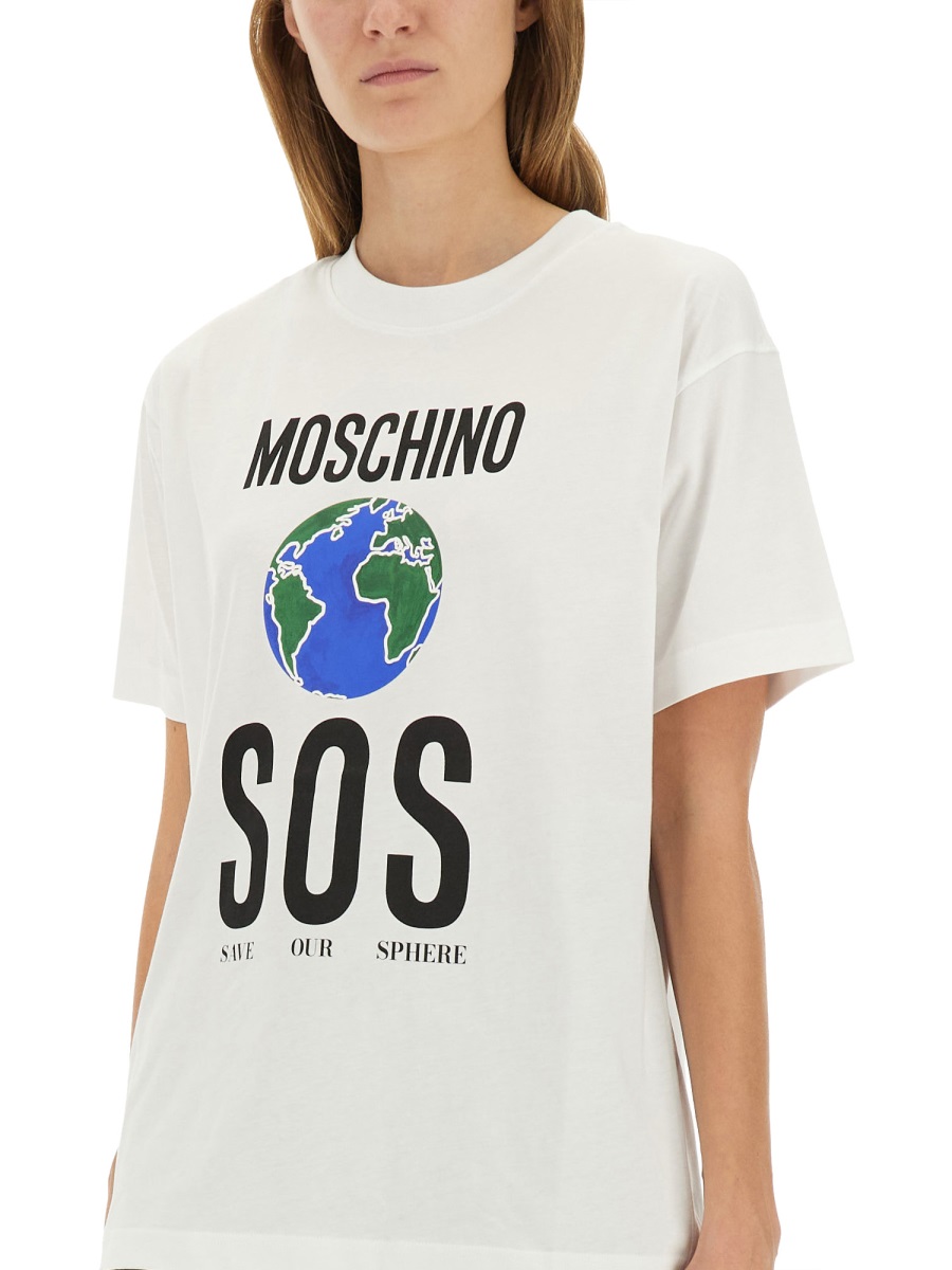T-SHIRT WITH PRINT 071354411001 (MOSCHINO / Tシャツ・カットソー ) | MOSCHINO (モスキーノ)(3)