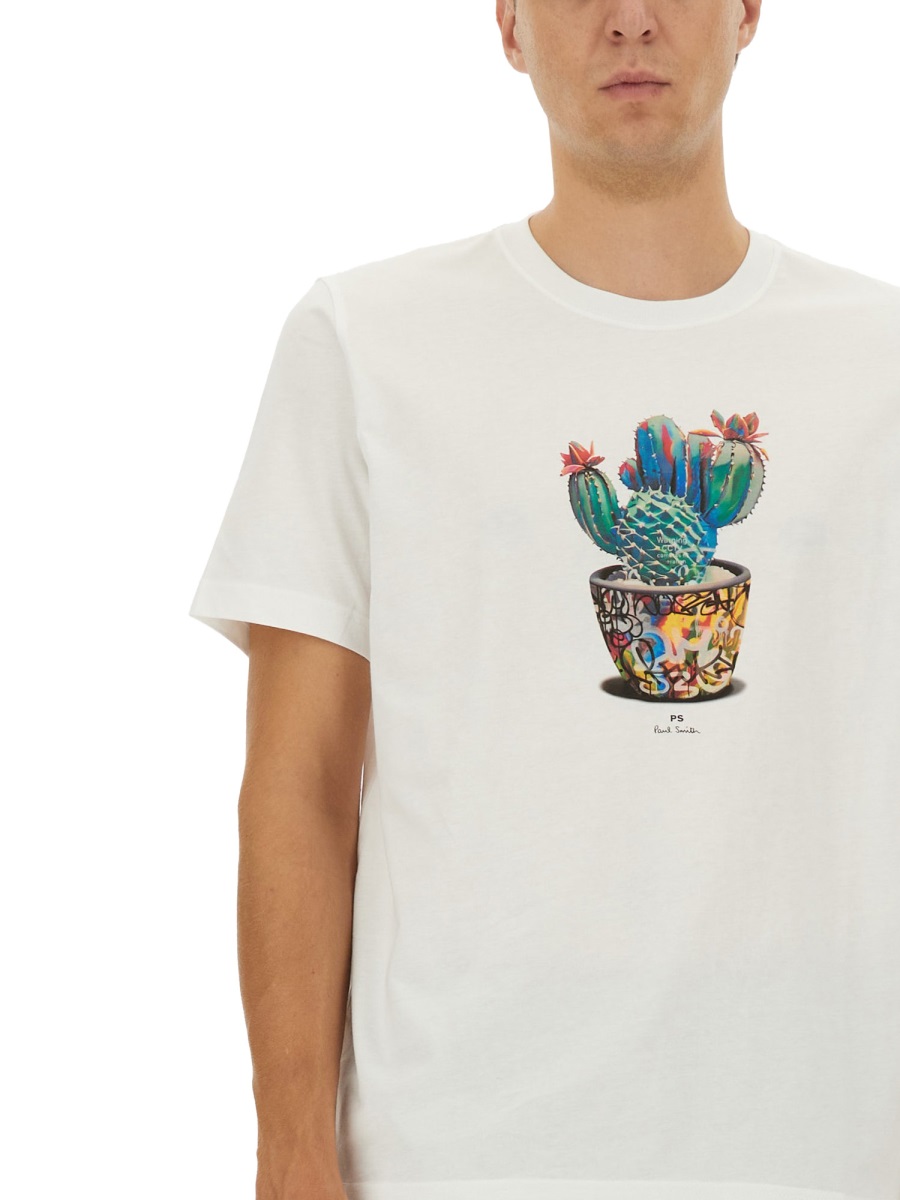 CACTUS PRINT T-SHIRT M2R011RTP541601 (PS Paul Smith / Tシャツ・カットソー ) | PS Paul Smith (ピーエス ポール・スミス)(2)