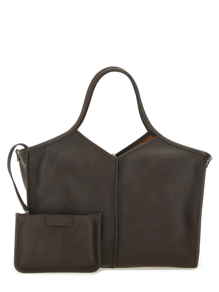 "CALELLA SQUARED" MEDIUM BAG CASQMGLWBA250023DARKBROWN (HEREU / トートバッグ ) | HEREU (へリュー)(2)